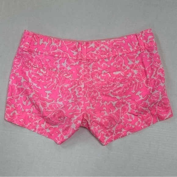 Lilly Pulitzer Walsh Short in Pink/White Print, Size 0 - Picture 5 of 7